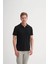 Polo Yaka Siyah Erkek T-Shirt 4204 2