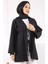 Siyah Ön Bağlamalı Kimono 1