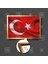 Türk Bayrağı Kırmızı Beyaz Ay Yıldız Çerçeveli Yatay Kanvas Tablo 1
