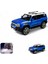 Çek Bırak 1:22 Sesli ve Işıklı Buharlı Metal Jeep Mavi 1