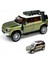 Kutulu Çek Bırak 1:22 Sesli ve Işıklı Buharlı Df Metal Jeep Yeşil 1