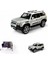 Kutulu Çek Bırak 1:22 Sesli ve Işıklı Buharlı Metal Jeep Gri 3