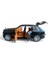 Çek Bırak 1:22 Sesli ve Işıklı Buharlı Rr Lüx Metal Jeep Siyah 4