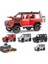 Çek Bırak 1:22 Sesli ve Işıklı Buharlı G Lüx Metal Jeep Gri 1