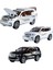 Çek Bırak 1:24 Sesli Işıklı Metal Model Araba Jeep Beyaz 1