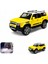 Çek Bırak 1:22 Sesli ve Işıklı Buharlı Metal Jeep Sarı 1