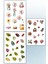 7 Li Çiçek Temalı Sticker Seti Ajanda Planlayıcı Bullet Journal Için Uygundur 4