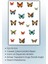 2'li Kelebek Temalı Sticker Seti Ajanda Planlayıcı Bullet Journal Için Uygundur 2