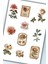 Vintage Çiçek Temalı Sticker Ajanda Planlayıcı Bullet Journal Için Uygundur 3