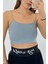 Kadın Mila Lastik Askılı Basic Crop Body Esnek Fit, Yazlık Şıklık 1