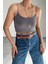 Kadın Mila Lastik Askılı Basic Crop Body Esnek Fit, Yazlık Şıklık 1