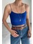 Kadın Mila Lastik Askılı Basic Crop Body Esnek Fit, Yazlık Şıklık 1