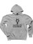 Marilyn Manson Logo 2 Gri Kapşonlu Sweatshirt Hoodie 1