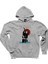 Alcest Illustrator Gri Kapşonlu Sweatshirt Hoodie 1