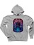 John Wick Poster Gri Kapşonlu Sweatshirt Hoodie 1
