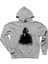 John Wick Chapter Siluet Gri Kapşonlu Sweatshirt Hoodie 1