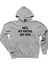 Cute But Psycho Gri Kapşonlu Sweatshirt Hoodie 1