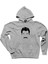 Queen Freddie Mercury Face Gri Kapşonlu Sweatshirt Hoodie 1