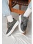 - Gri Süet Bağcıklı Erkek Sneaker 115-602 1