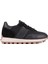 - Siyah Hakiki Deri Bağcıklı Erkek Sneaker 115-801 2