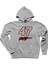 Moto 47 Racing Team Gri Kapşonlu Sweatshirt Hoodie 1