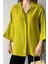 Kadın Evelyn Oversize Gömlek, Keten Ayrobin Ön Patlı Gömlek 3