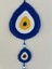 Mavi Beyaz Nazar Boncuklu Balkon Duvar Süsü EN:17CM BOY:54CM 2