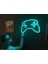 Game Consol Neon Metal Duvar Dekor Yazı Temalı Neon 1
