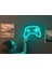 Game Consol Neon Metal Duvar Dekor Yazı Temalı Neon 3