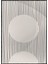 Güneş ve Çizgiler Krem Gri Renkler Modern Tablo Çerçeveli P-002125 1