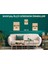 Güneş ve Çizgiler Krem Gri Renkler Modern Tablo Çerçeveli P-002128 3