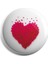 Kalp Heart Iğneli Çanta Rozeti 58MM 1