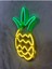 Ananas Neon Metal Duvar Dekor Meyve Temalı 2