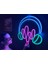 Headphone Neon Metal Duvar Dekor Kulaklık Temalı 2