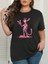 Baskılı Oversize Bisiklet Yaka T-Shirt - Beyaz 1