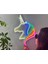 Unicorn Neon Metal Duvar Dekor Çocukluk Temalı 2