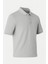 Polo Yaka Açık Gri Erkek T-Shirt 2061 2
