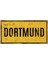 Dortmund - Pas Görünümlü Dekoratif Alüminyum Tabela - 15CM x 30CM 1