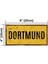 Dortmund - Pas Görünümlü Dekoratif Alüminyum Tabela - 15CM x 30CM 2