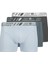 Erkek 3'lü Düz Renk Boxer Seti - Jacangus Model 1
