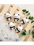 Amigurumi Uyuyan Panda Organic Oyuncak ve Anahtarlık 6 cm (1 Adet) 1