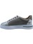 Deri Gumus-Grı Sneaker Düz 1280 01 2