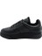 Yılan/ Deri Sıyah Sneaker Düz 026 11 Yln P 2
