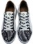 Hakiki Deri Sıyah-Beyaz Sneaker Düz 1280 01 3