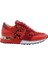Deri Kırmızı Sneaker Düz 4257 03 V1 1