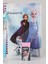 Lisanslı Elsa Frozen Çizgili Bloknot , Versatil Uçlu Kalem 0.7 mm ve Silgi Seti 6