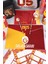 Dekomus Ile Lisanslı Galatasaray Küçük Boy 32X25 cm Anaokul ÇANTASI,700 ml Matara ve Beslenme Kabı Kırtasiye Seti 7