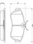 Nissan Primera Ön Balata Takımı 1996-1999 41060-2F026 3