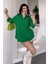 Kadın Marlot Oversize Keten Gömlek, 2025 Summer Collection 3