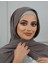 Tesettür Hijab Medine Ipeği Şal*antrasit 1